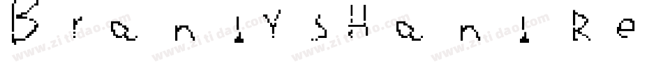 BrandysHand Regular字体转换